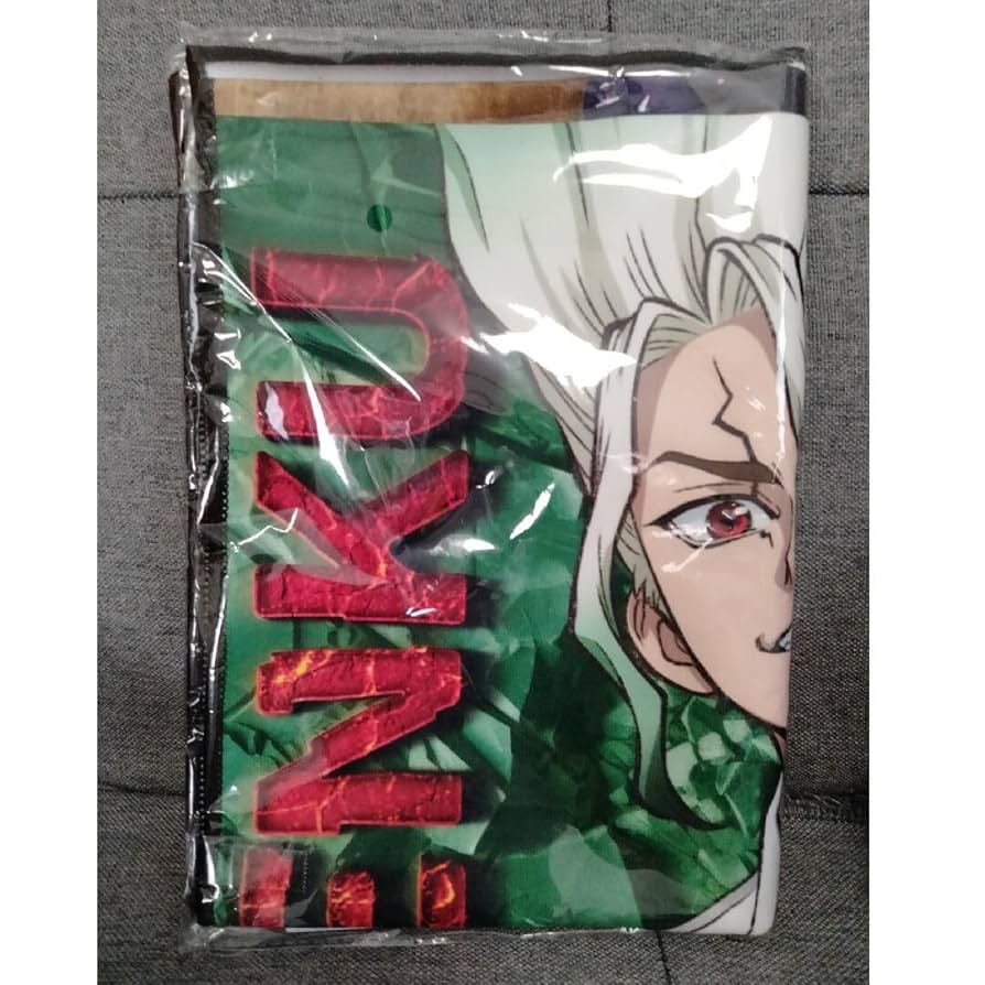 Dr.STONE ドクターストーン　ドクスト　原作　タオル　あさぎりゲン Dr.STONE 大判タオル あさぎりゲン 新品 ドクターストーン